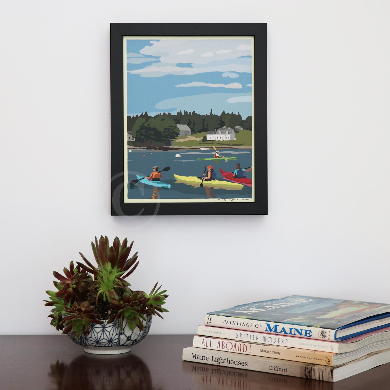 a-favorite-way-to-buy-kayaking-in-port-clyde-art-print-8-x-10-framed-wall-poster-by-alan-claude-maine-sale_0.jpg