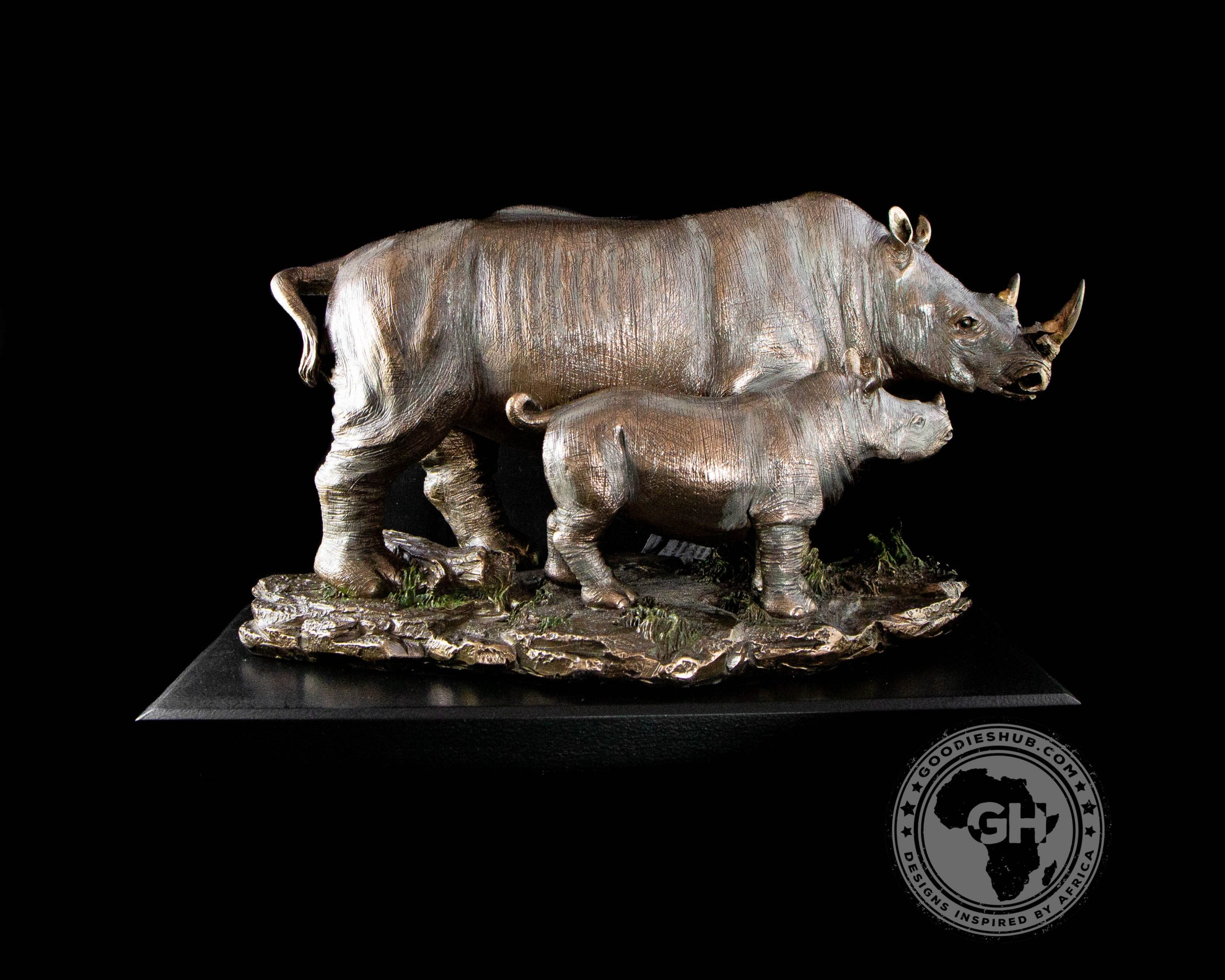 shop-without-worry-for-rhino-and-baby-bronzed-sculpture-on-base-faru-online-sale_1.jpg